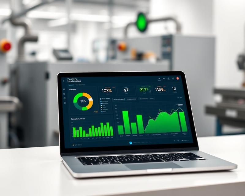 Dashboard op laptop